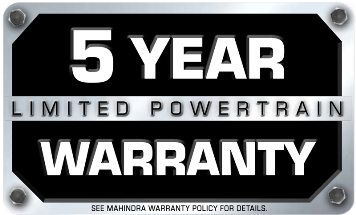 5 Years Limited Powertrain Warranty